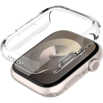 Spigen Thin Fit Designed For Apple Watch Case Series 9/8/7 41Mm Thin Hard Pc Case, Crystal Clear