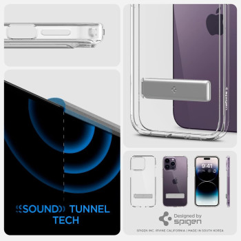 Spigen Ultra Hybrid S Designed For iphone 14 Pro Max Case, Crystal Clear