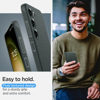 Spigen Liquid Air Designed For Galaxy S23 Case, Abyss Green
