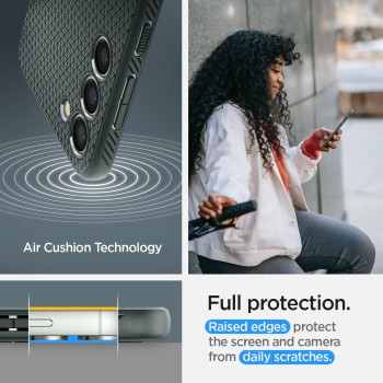 Spigen Liquid Air Designed For Galaxy S23 Case, Abyss Green