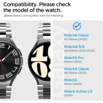 Spigen Retro Fit Designed For SaMSung Galaxy Watch 6/5/4 44/40Mm, Classic 6 47/43Mm, 5 Pro 45Mm, 4 Classic 46/42Mm, 3 41Mm