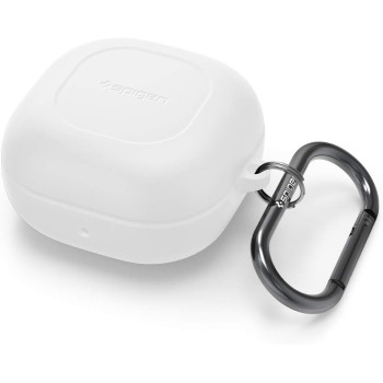 Spigen Silicone Fit Designed For Galaxy Buds 2 Case Galaxy Buds Pro Case Galaxy Buds Live Case, White