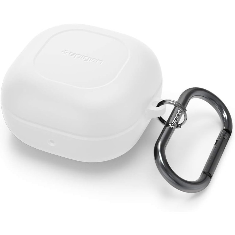 Spigen Silicone Fit Designed For Galaxy Buds 2 Case Galaxy Buds Pro Case Galaxy Buds Live Case, White