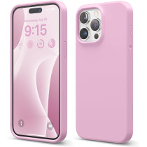 Elago Compatible With iphone 15 Pro Max Case, Liquid Silicone Case, Full Body Protective Cover, Shockproof, Slim Phone Case, 6.7 Inch, Hot Pink