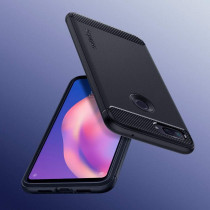 Spigen Rugged Armor Designed For Xiaomi Mi 8 Lite Case, Matte Black