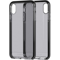 Tech21 Protective Thin Evo Check Pattern Back Case Cover For Apple iphone XS Max, Smokey Black