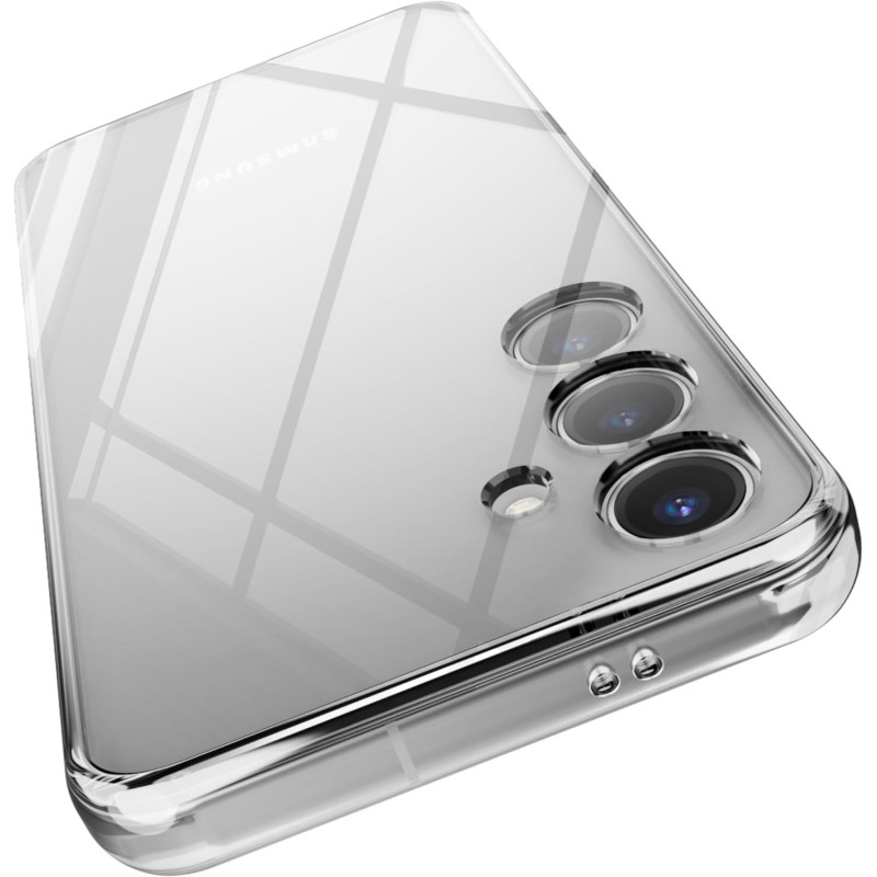 Elago Hybrid Case Designed For Samsung Galaxy S24 Plus 6.7 Inch Case, Precise Camera Cutouts, Sleek And Light Design, Protective Cover, Shockproof Bumper, Transparent, Egs24Hb67-Tr