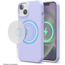 Elago Magnetic Case Compatible With Magsafe Iphone 14 Case, Magsafe Built In Magnets, Liquid Silicone Case, Shockproof, Strong Magnet, 6.1 Inch, Purple, Es14Mssc61-Pu