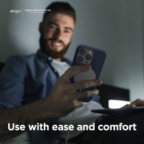 Elago Magnetic Case Compatible With Magsafe Iphone 14 Plus Case, Magsafe Built In Magnets, Liquid Silicone Case, Shockproof, Strong Magnet, 6.7 Inch, Jean Indigo, Es14Mssc67-Jin