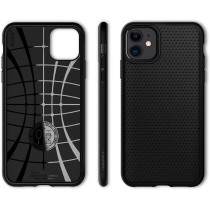 Spigen Liquid Air Armor Designed For iPhone 11 Case 2019, Matte Black, 076CS27184