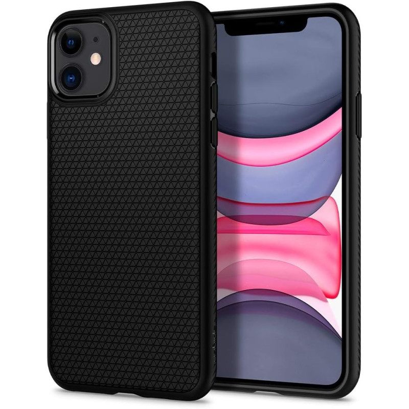 Spigen Liquid Air Armor Designed For iPhone 11 Case 2019, Matte Black, 076CS27184