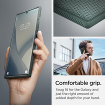 Spigen Liquid Air Armor Designed For Galaxy S22 Ultra Case 2022, Abyss Green, ACS04518