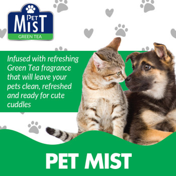 Doctor Pet Green Tea Fragrance Mist Cologne for Cats and Dogs 400 ml