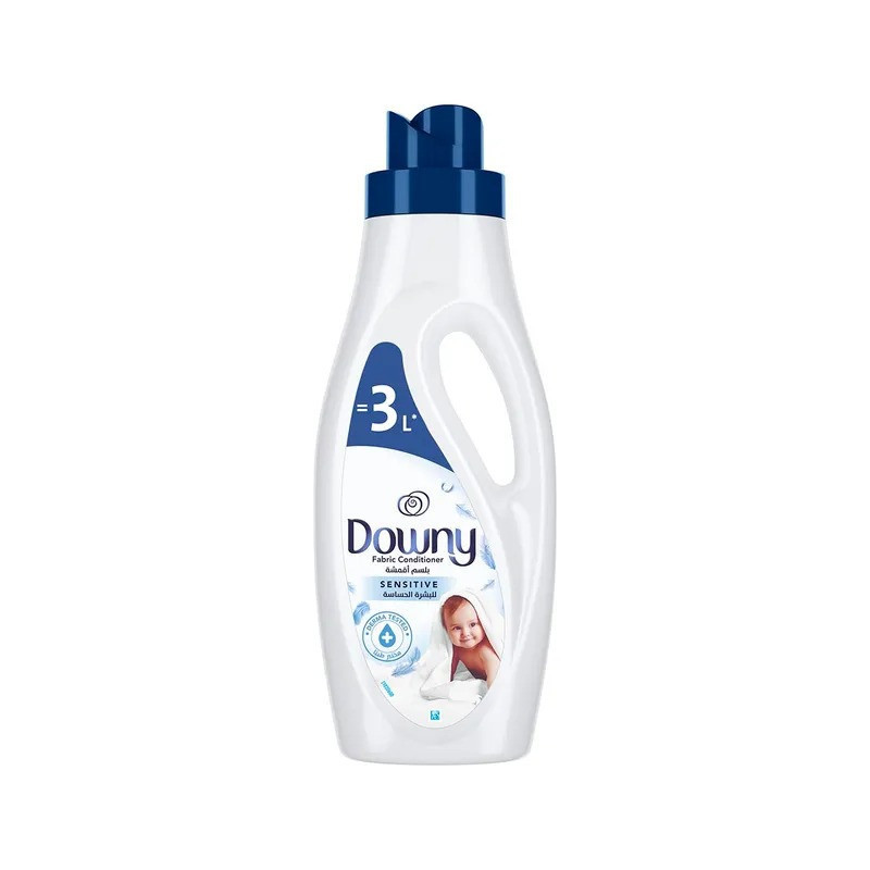 Downy Fabric Conditioner, Concentrate, Sensitive Variant, Colour Protection, More Softness, Longer Lasting Freshness, 3 Liters