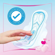 Always Cotton Skin Love Sanitary Pads, 60 Large Thick Pads