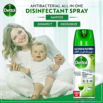 Dettol Morning Dew Antibacterial All In One Disinfectant Spray For Use On Sofa, Car Seats, Kitchen Surfaces, Kills 99.9 Percentage Of Bacteria And Viruses, 450Ml