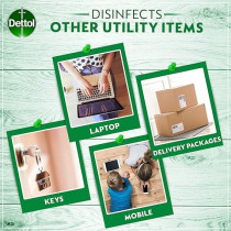 Dettol Morning Dew Antibacterial All In One Disinfectant Spray For Use On Sofa, Car Seats, Kitchen Surfaces, Kills 99.9 Percentage Of Bacteria And Viruses, 450Ml