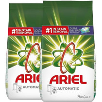 Ariel Automatic Powder Laundry Detergent, Original Scent, 2 x 7 Kg