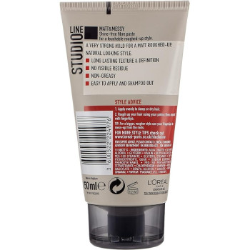 L'Oreal Paris, Studio Line Matt Messy Hair Rough Paste, 150Ml