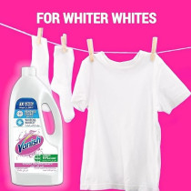 Vanish Laundry Stain Remover Liquid For Whites, Can Be Used With And Without Detergents, Additives And Fabric Softeners, 3 Litre
