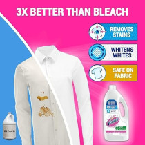 Vanish Laundry Stain Remover Liquid For Whites, Can Be Used With And Without Detergents, Additives And Fabric Softeners, 3 Litre