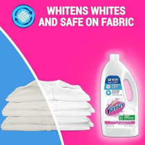 Vanish Laundry Stain Remover Liquid For Whites, Can Be Used With And Without Detergents, Additives And Fabric Softeners, 3 Litre