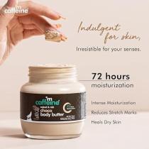 Mcaffeine Choco Body Butter For 72Hrs Intense Moisturization, Body Moisturizer For Women And Men, Reduces Stretch Marks And Heals Dry Skin, Non Sticky Moisturizer For All Skin Types, 250Gm