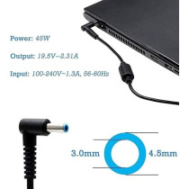 CBYKJ 45W, HP Laptop Charger For HP Laptop, 19.5V 2.31A Power Supply For HP Stream 11 13 14 HP Pavilion 11 13 HP Chromebook 11 14 HP Spectre x 360 x 2 11 13, HP ProBook 430 G3 G4 And More, 4.5mm x 3mm