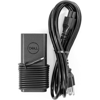 Dell Laptop Charger 65W Watt Usb Type C Ac Power Adapter, La65Nm190/Ha65Nm190/Da65Nm190 Include Power Cord For Xps 12 9250, Xps 13 9350 Compatible With Xps Series And Latitude 5000 Series