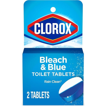 Clorox Bleach And Blue Automatic Toilet Bowl Cleaner, 2 Tablets, 140G