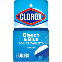 Clorox Bleach And Blue Automatic Toilet Bowl Cleaner, 2 Tablets, 140G