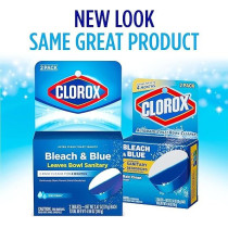 Clorox Bleach And Blue Automatic Toilet Bowl Cleaner, 2 Tablets, 140G