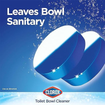 Clorox Bleach And Blue Automatic Toilet Bowl Cleaner, 2 Tablets, 140G