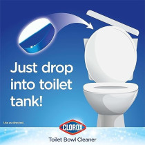 Clorox Bleach And Blue Automatic Toilet Bowl Cleaner, 2 Tablets, 140G
