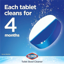 Clorox Bleach And Blue Automatic Toilet Bowl Cleaner, 2 Tablets, 140G