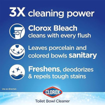 Clorox Bleach And Blue Automatic Toilet Bowl Cleaner, 2 Tablets, 140G