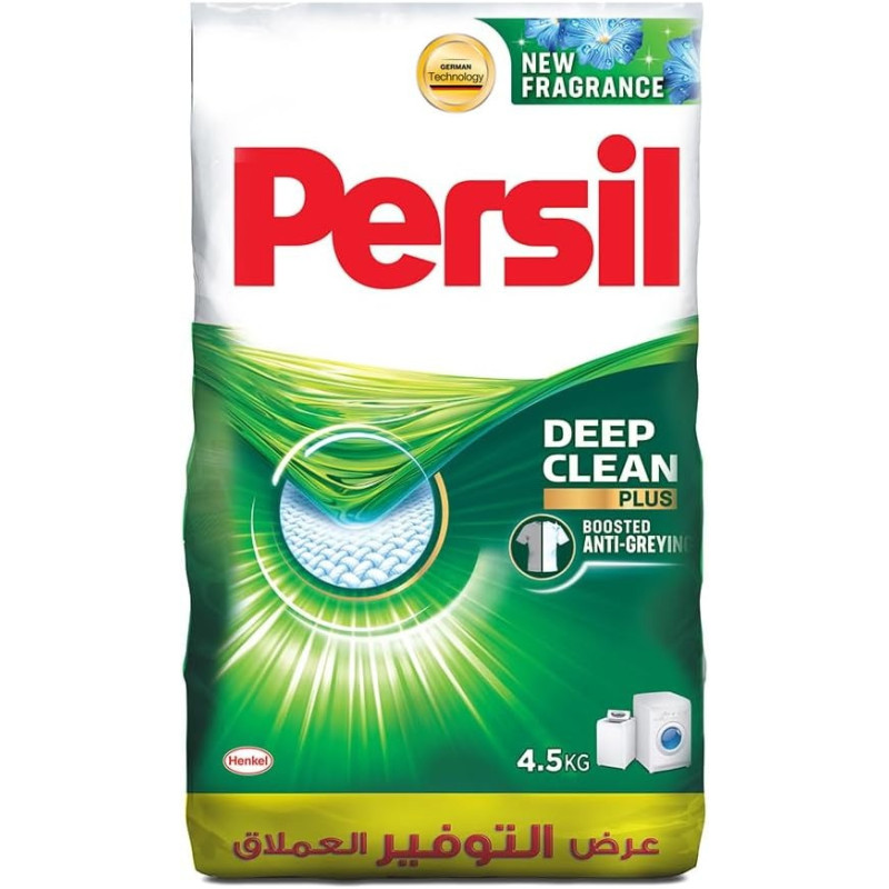 Persil Powder Laundry Detergent, With Deep Clean Plus Technology For Perfect Cleanliness And Long Lasting Freshness, Effective In 20 - 95 Degree C, 4.5 Kg