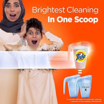 Tide Semi Automatic Laundry Detergent Powder, Original Scent, Stain Free Clean Laundry, Washing, 2.5 Kg, Dual Pack