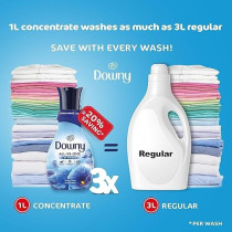 Downy Fabric Softener Concentrate, All In One, Valley Dew Scent, 1 Litre