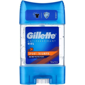 Gillette Clear Gel Triumph Sport Antiperspirant, 70 Ml