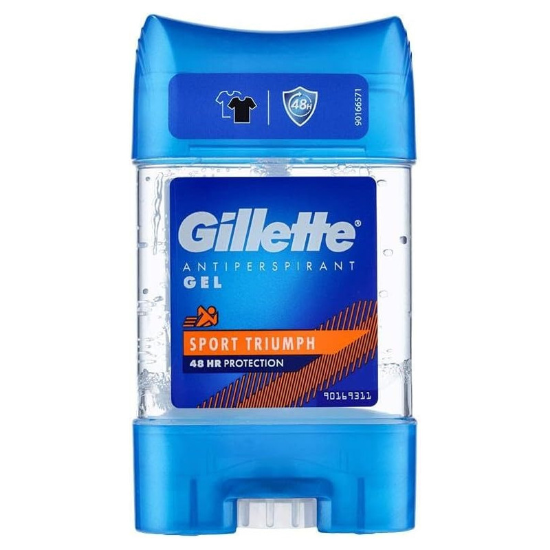 Gillette Clear Gel Triumph Sport Antiperspirant, 70 Ml
