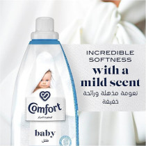 Comfort Baby Concentrated Fabric Softener, Dermatologically Tested For Sensitive Skin, 2 x 1.5 Litre