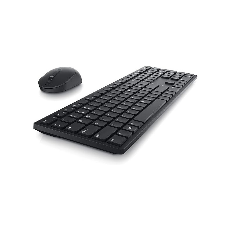 Dell Pro Wireless Keyboard And Mouse Combo, Programmable Keys And Battery Indicator Light, Black, KM5221W