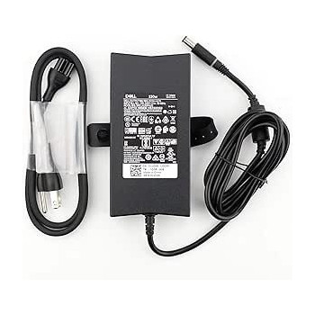 Dell 130W AC Charger Precision M20, M60, M70, M90, M2400, M4400, M4500, M6300, LA130PM121, DA130PE1-00 Laptop Power Supply, Black