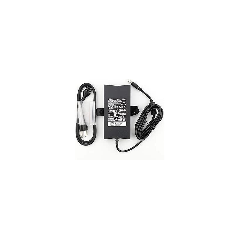 Dell 130W AC Charger Precision M20, M60, M70, M90, M2400, M4400, M4500, M6300, LA130PM121, DA130PE1-00 Laptop Power Supply, Black