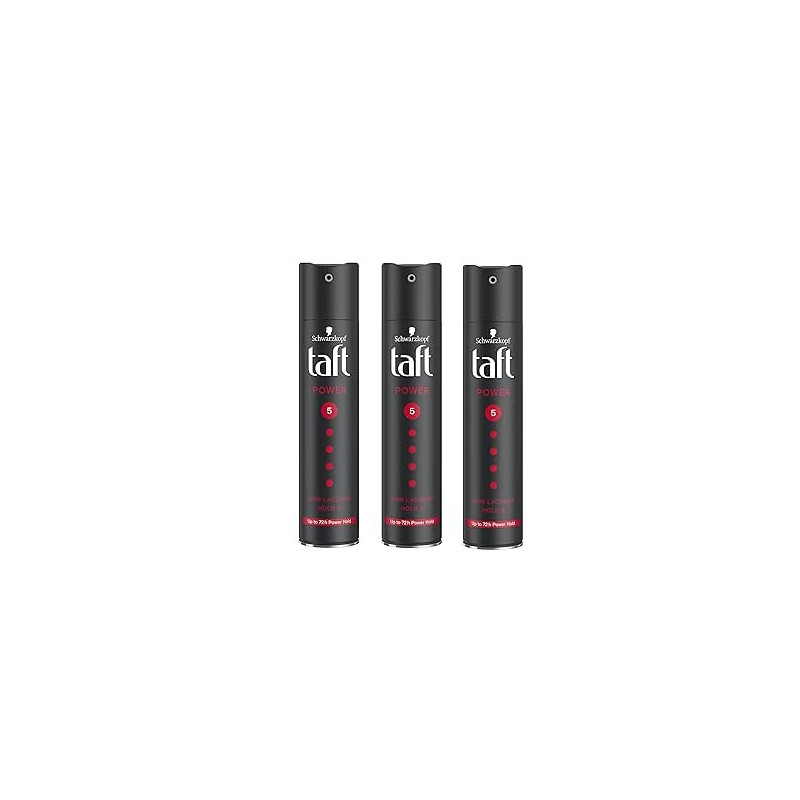 Schwarzkopf Taft Hair Spray Power 5, Strong Hold, Hair Lacquered Spray, 250ml