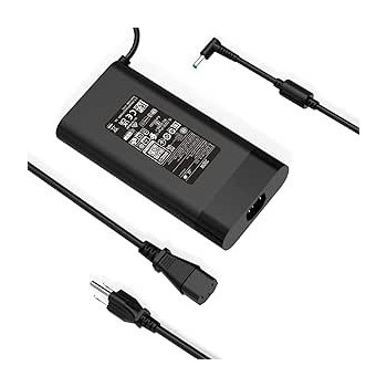 Slim 200W, 10.3A AC Charger Fit For HP Omen 15, 17, 15t, 17t, Zbook 15, 17 Pavilion Gaming 15, 17, Envy 15, 2020, L00818-850, TPN-DA10, TPN-LA21, L73385-001, L00895-003, ADP-200HB B Laptop Power Supply Cord, Black