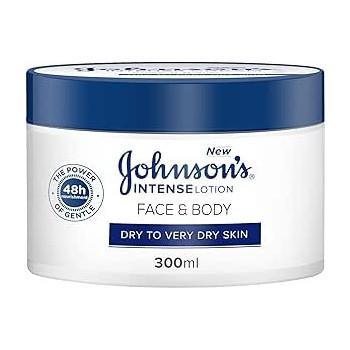 Johnson's Intense Face And Body Cream, Dry To Very Dry Skin, Intense Nourishment, 300ml
