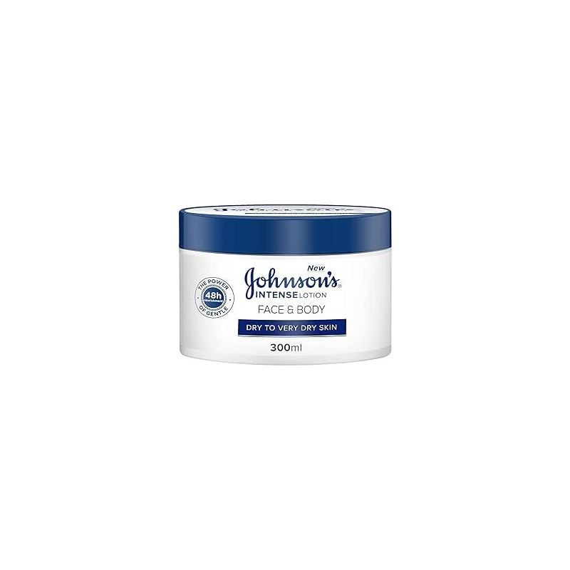 Johnson's Intense Face And Body Cream, Dry To Very Dry Skin, Intense Nourishment, 300ml