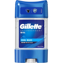 Gillette High Performance Anti-Persprint Clear Gel Deodorant Stick For Men Underarm Roll On Anti Odour, 70ml, Cool Wave